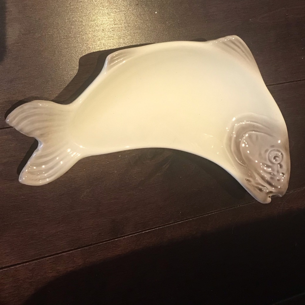 Antique Fish Plate German Waechtersbach